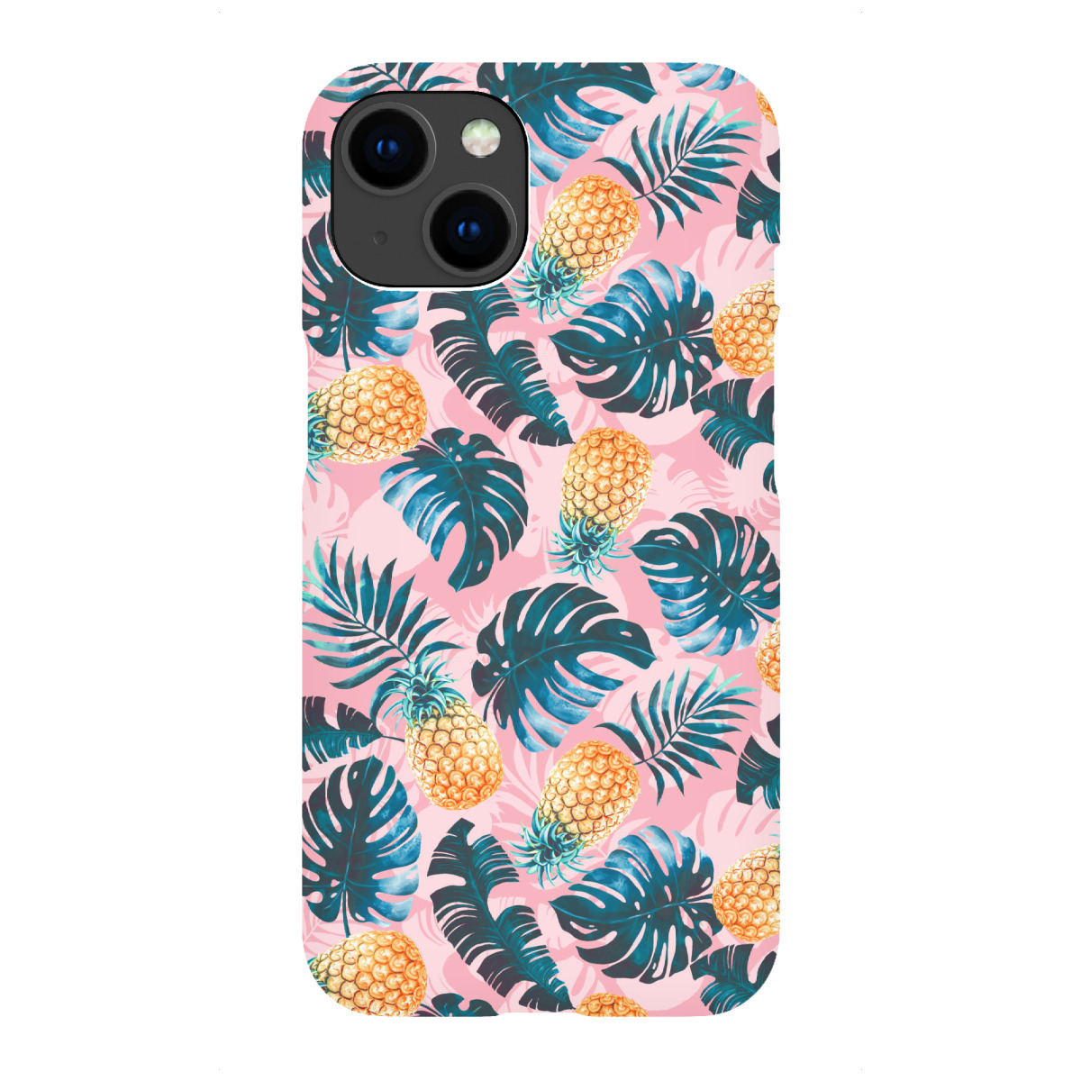 iPhone "Pineapple and Leaf Pattern" Premium-Case Handyhülle artboxONE