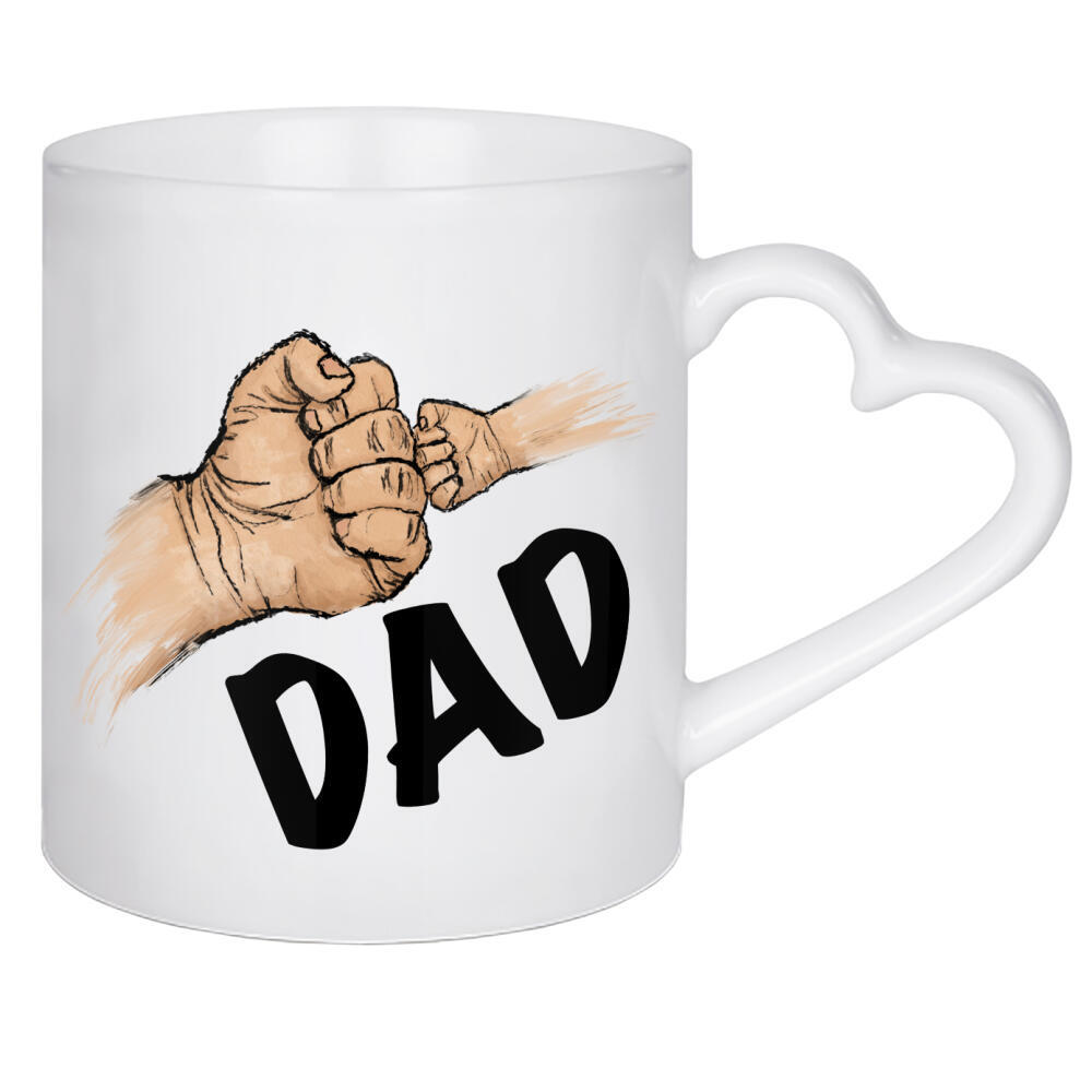 Herztasse "Vater und Sohn" artboxONE - Für Kinder,Buchstaben,Für Papa,Festivals,Lustig