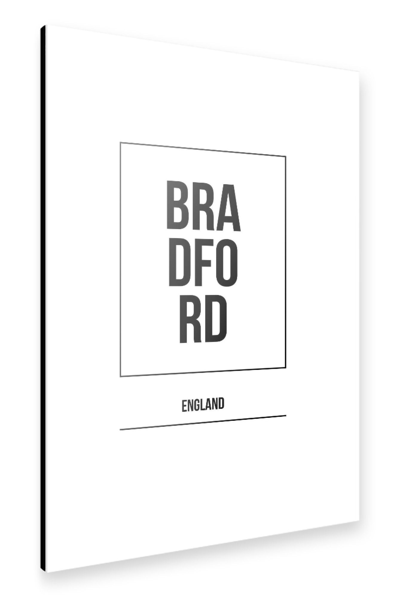 Alu-Dibond "Bradford Square" 30x20 cm artboxONE