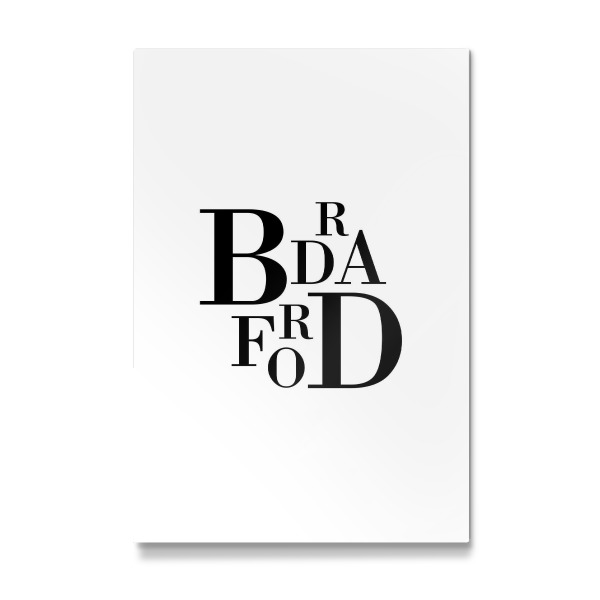 Galerie-Print "Bradford Buchstabensalat" 30x20 cm artboxONE