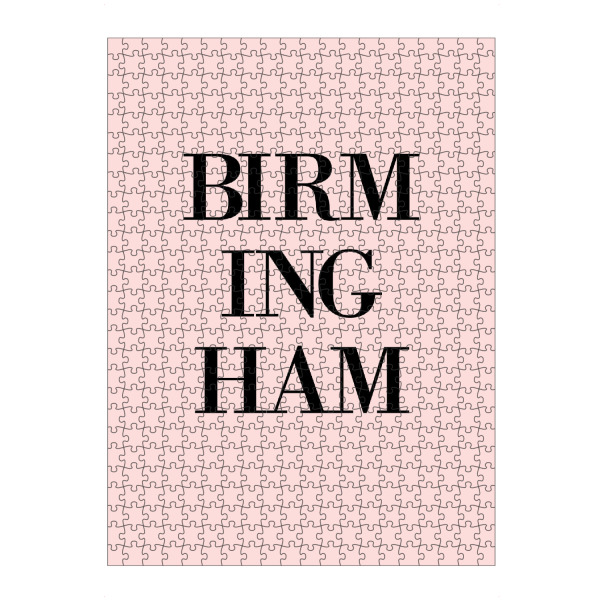 artboxONE Puzzle "Birmingham Rosa" artboxONE - Städte,Typografie,Städte / Weitere