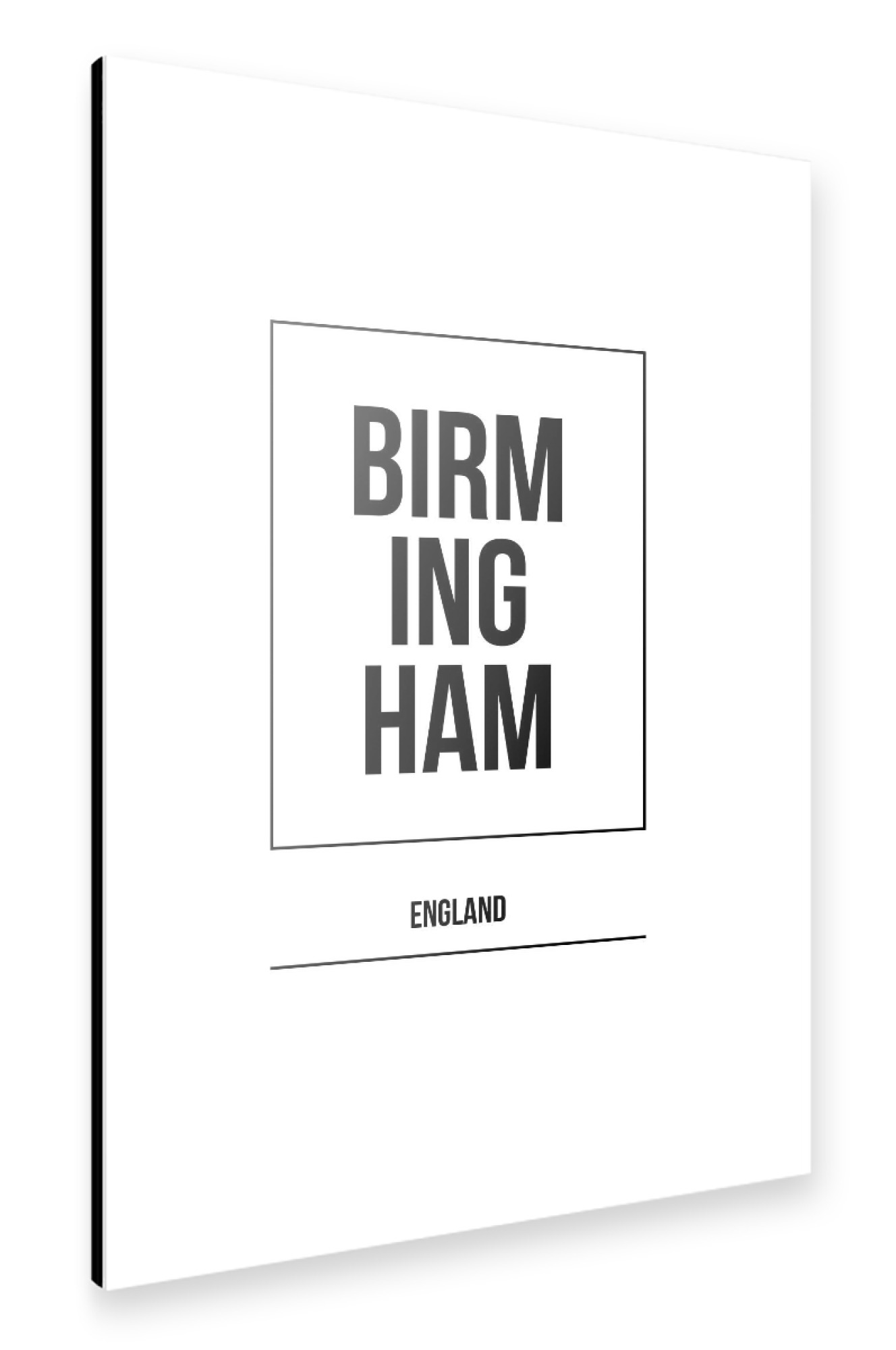 Alu-Dibond "Birmingham Square" 75x50 cm artboxONE