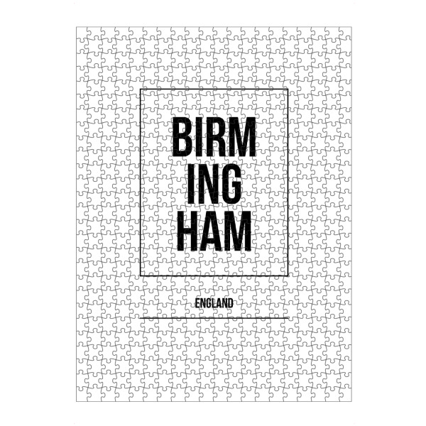 Puzzle Ravensburger "Birmingham Square" artboxONE - Städte,Typografie,Schwarzweiß,Städte / Weitere