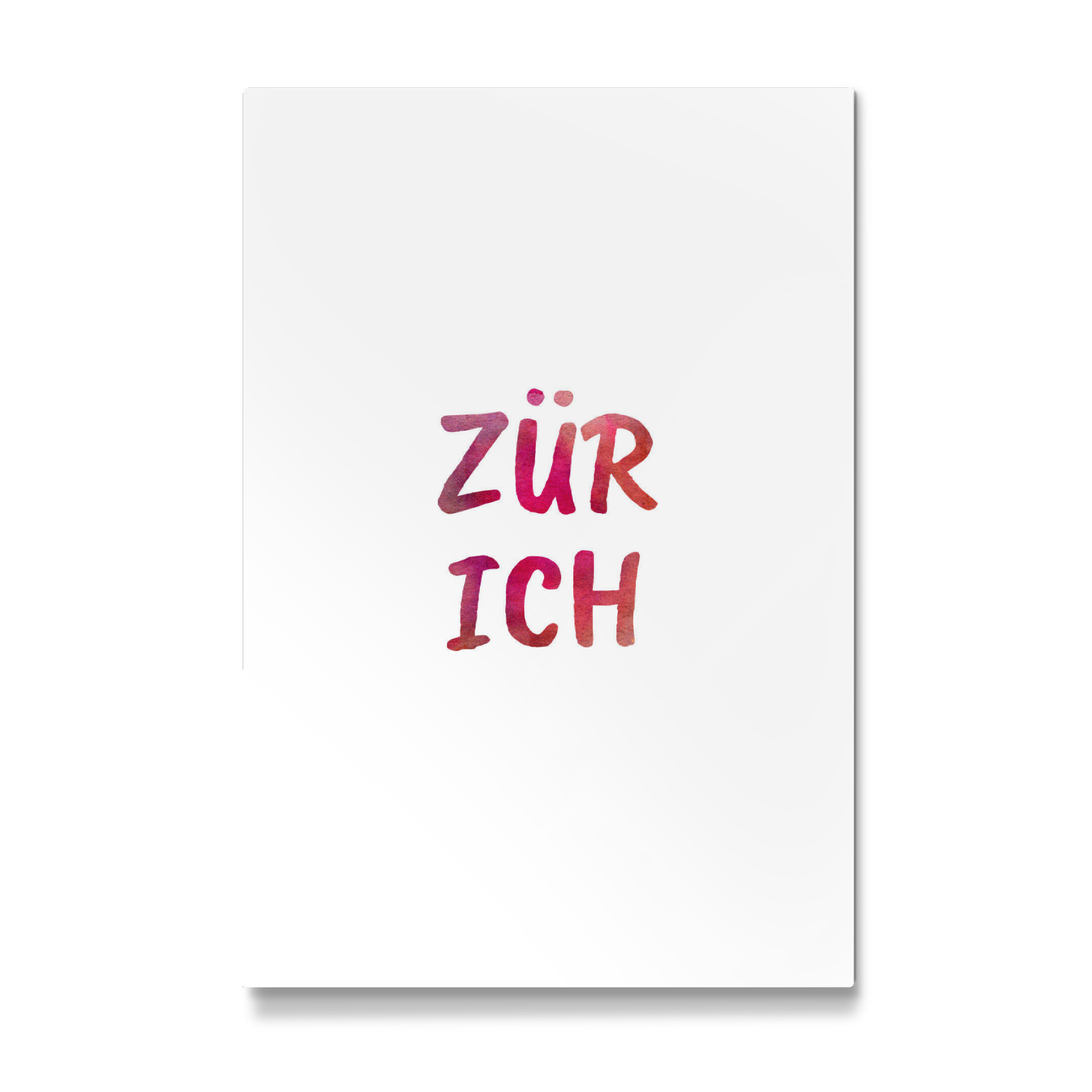 Galerie-Print "Zürich Aquarell Bunt" 75x50 cm artboxONE