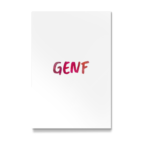 Galerie-Print "Genf Aquarell Bunt" 30x20 cm artboxONE