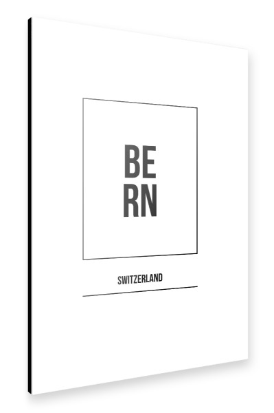 Alu-Dibond "Bern Square" 30x20 cm artboxONE