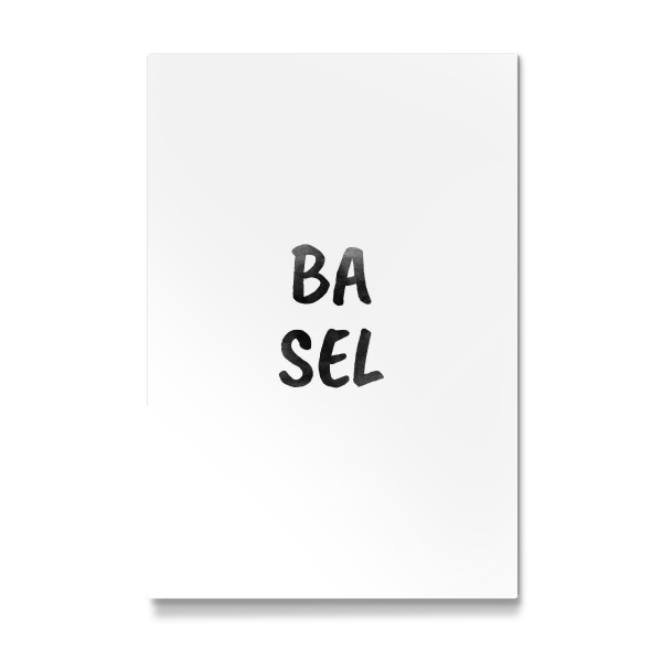 Galerie-Print "Basel Aquarell SW" 30x20 cm artboxONE