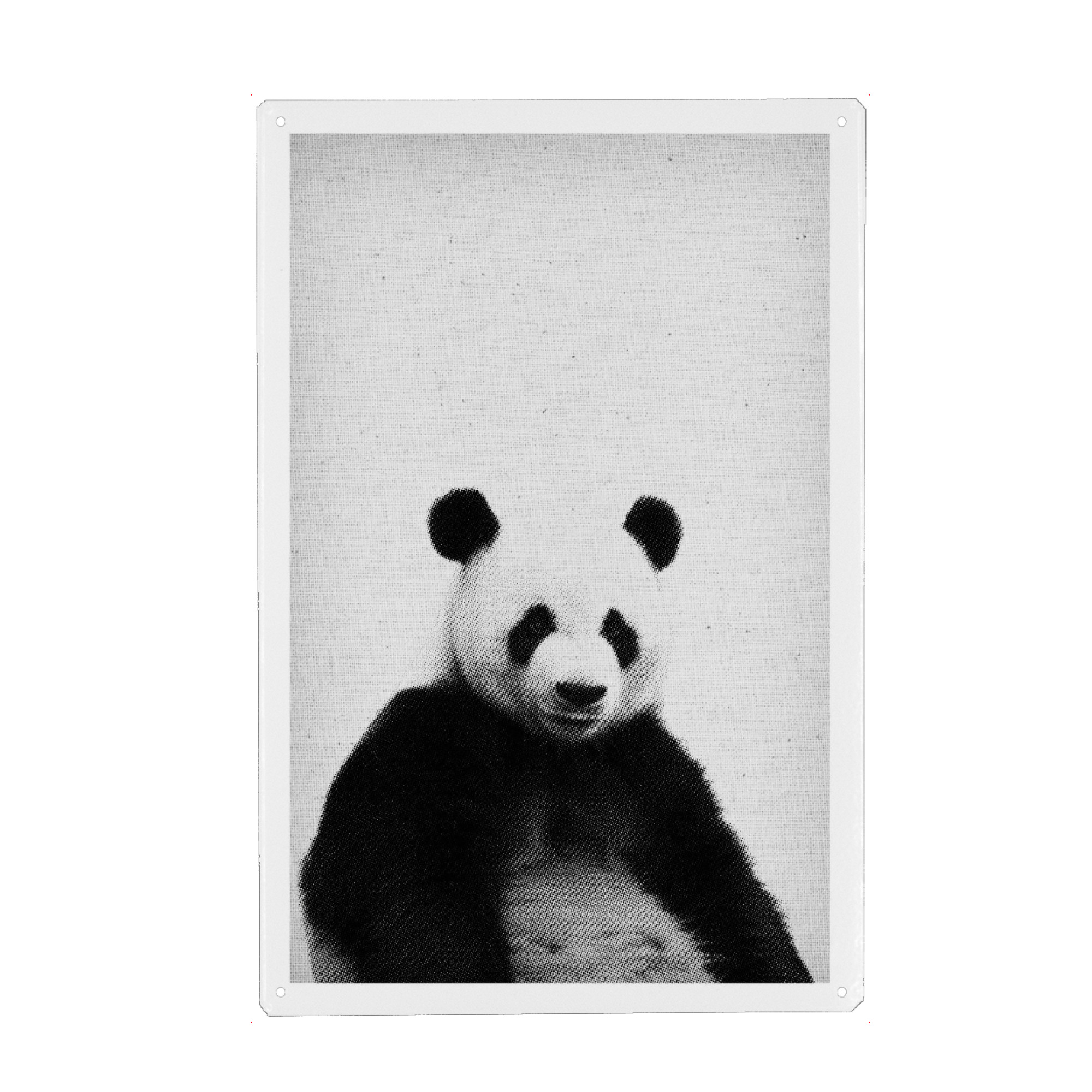Holzbild "Panda 04" artboxONE - Natur,Tiere,Schwarzweiß - Panda,Bär,Tier,Schwarz,Weiß,Wildtier,Wald,Süß,Niedlich,Teddy