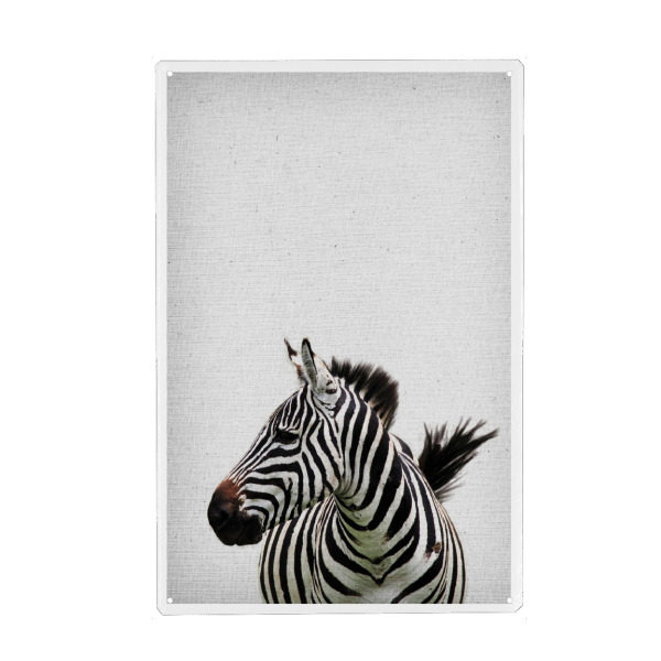 Holzbild "Zebra 14" artboxONE - Natur,Tiere,Schwarzweiß,Reise / Afrika - Zebra,Zoo,Natur,Tier,Afrika,Dschungel,Dessert,Savanne