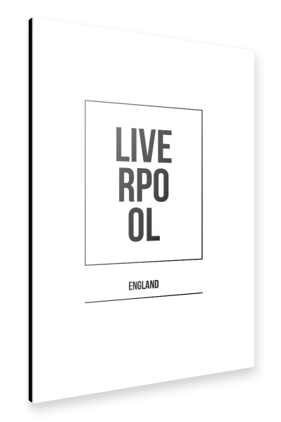 Alu-Dibond "Liverpool Square" 30x20 cm artboxONE
