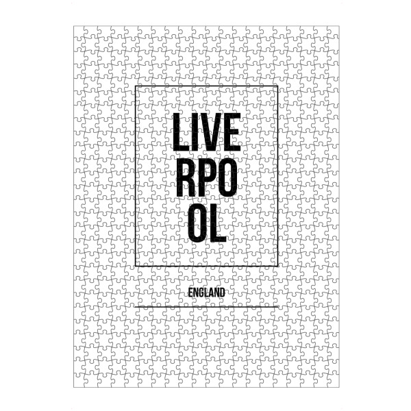 Puzzle Ravensburger "Liverpool Square" artboxONE - Städte,Typografie,Schwarzweiß,Städte / Weitere