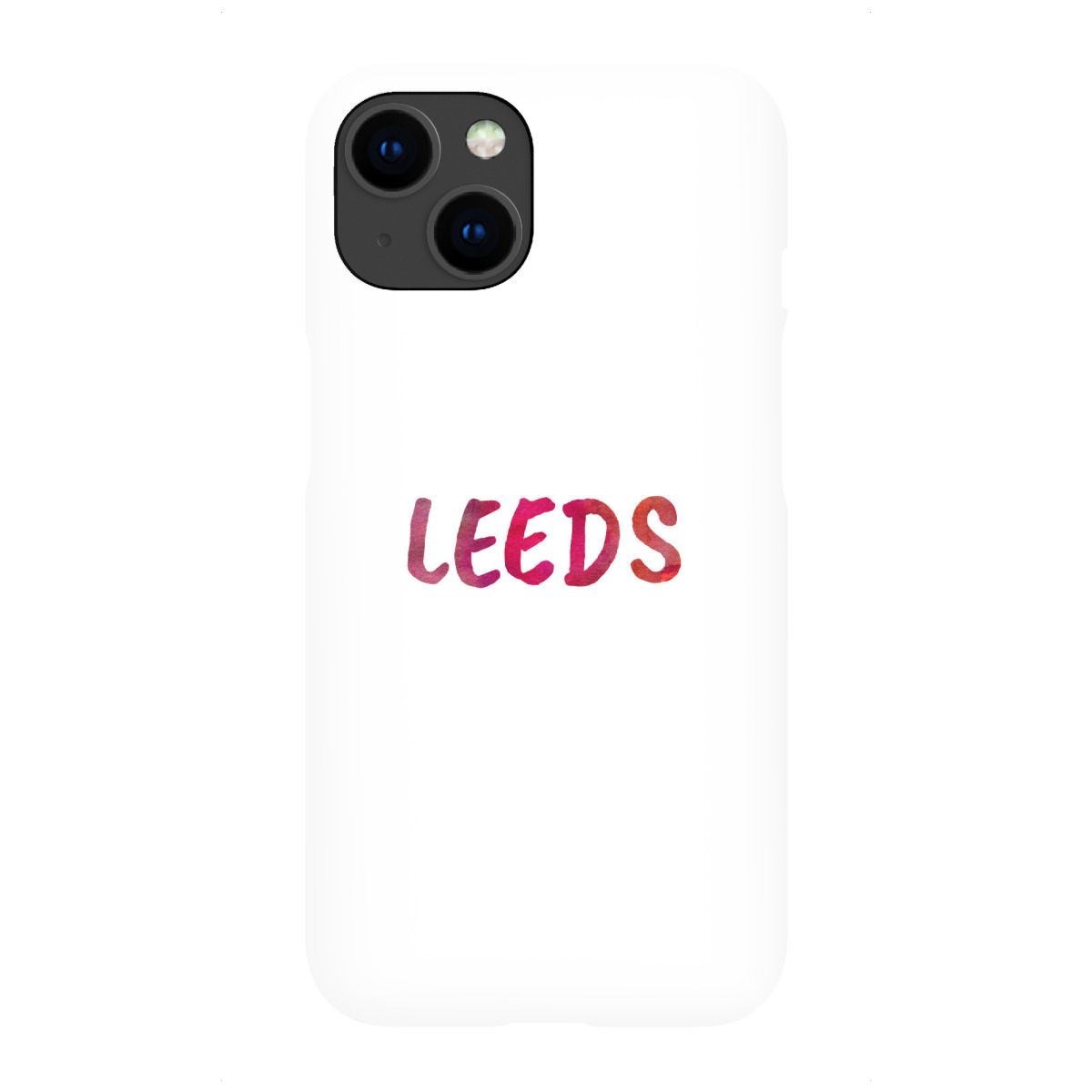 "Leeds Aquarell Bunt"für iPhone - Premium-Case Handyhülle artboxONE