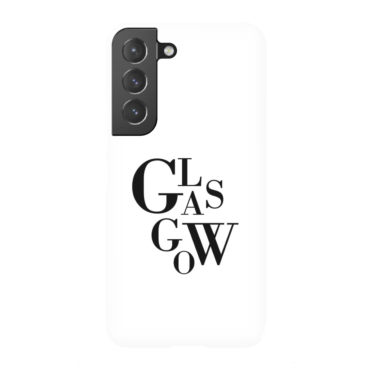Samsung Galaxy "Glasgow Buchstabensalat" Premium-Case Handyhülle artboxONE