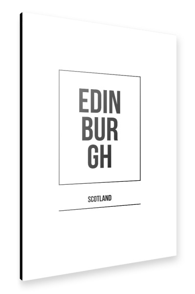 Alu-Dibond "Edinburgh Square" 30x20 cm artboxONE