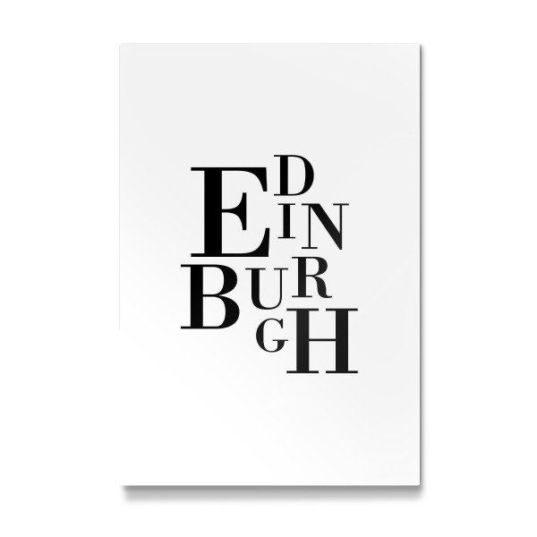 Galerie-Print "Edinburgh Buchstabensalat" 30x20 cm artboxONE