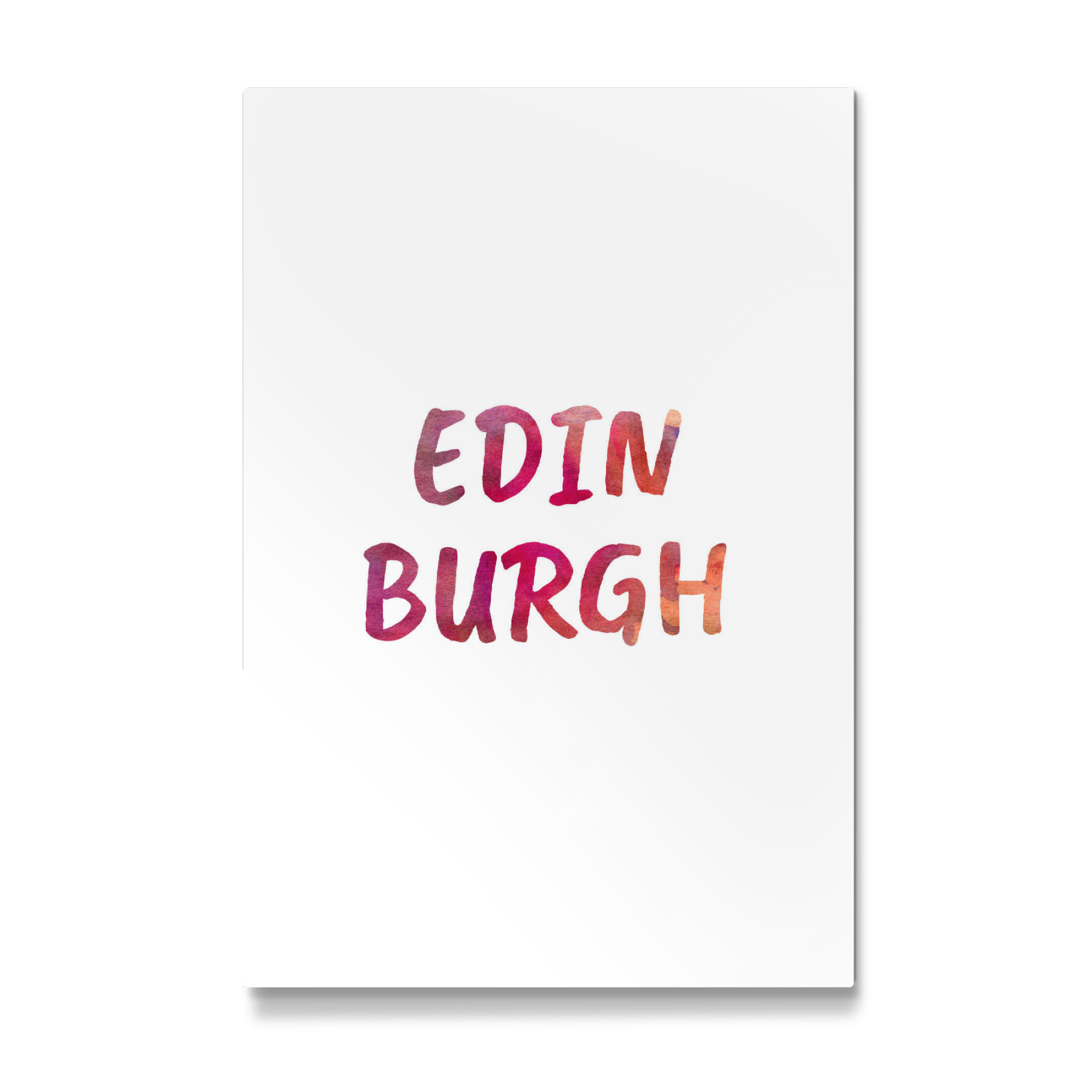 Galerie-Print "Edinburgh Aquarell Bunt" 30x20 cm artboxONE