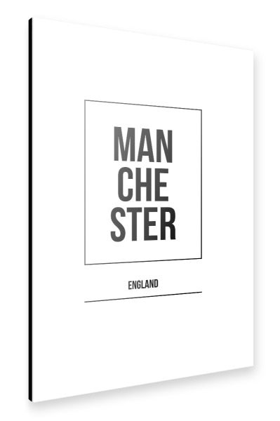 Alu-Dibond "Manchester Square" 30x20 cm artboxONE