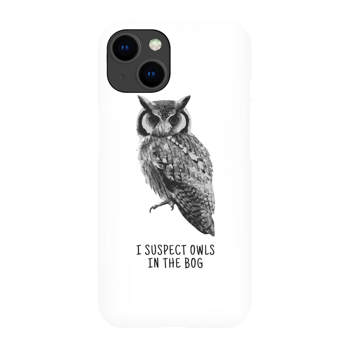 iPhone "I Suspect Owls" Premium-Case Handyhülle artboxONE