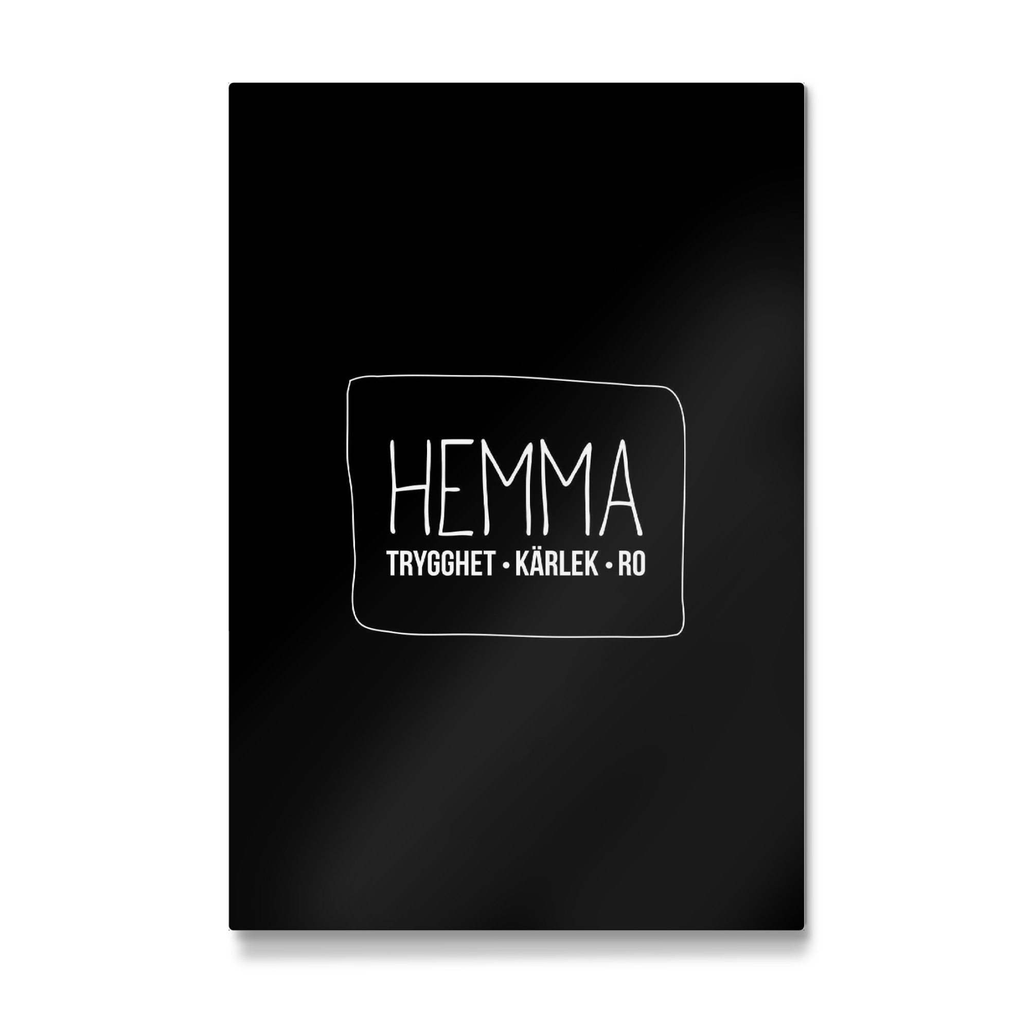 Galerie-Print "Hemma Trygghet Kärlek Ro" 75x50 cm artboxONE