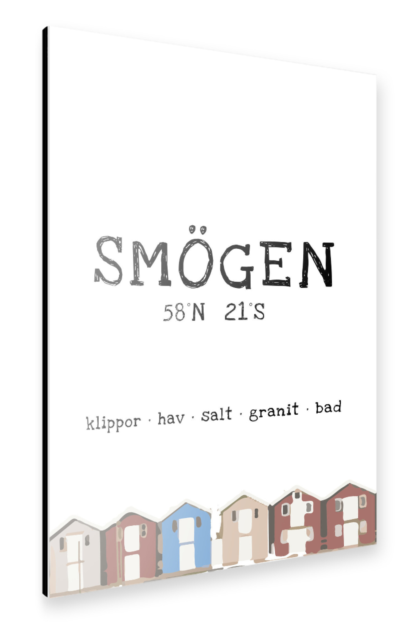 Alu-Dibond "Smögen" 30x20 cm artboxONE