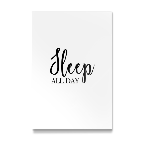 Galerie-Print "Sleep All Day" 30x20 cm artboxONE
