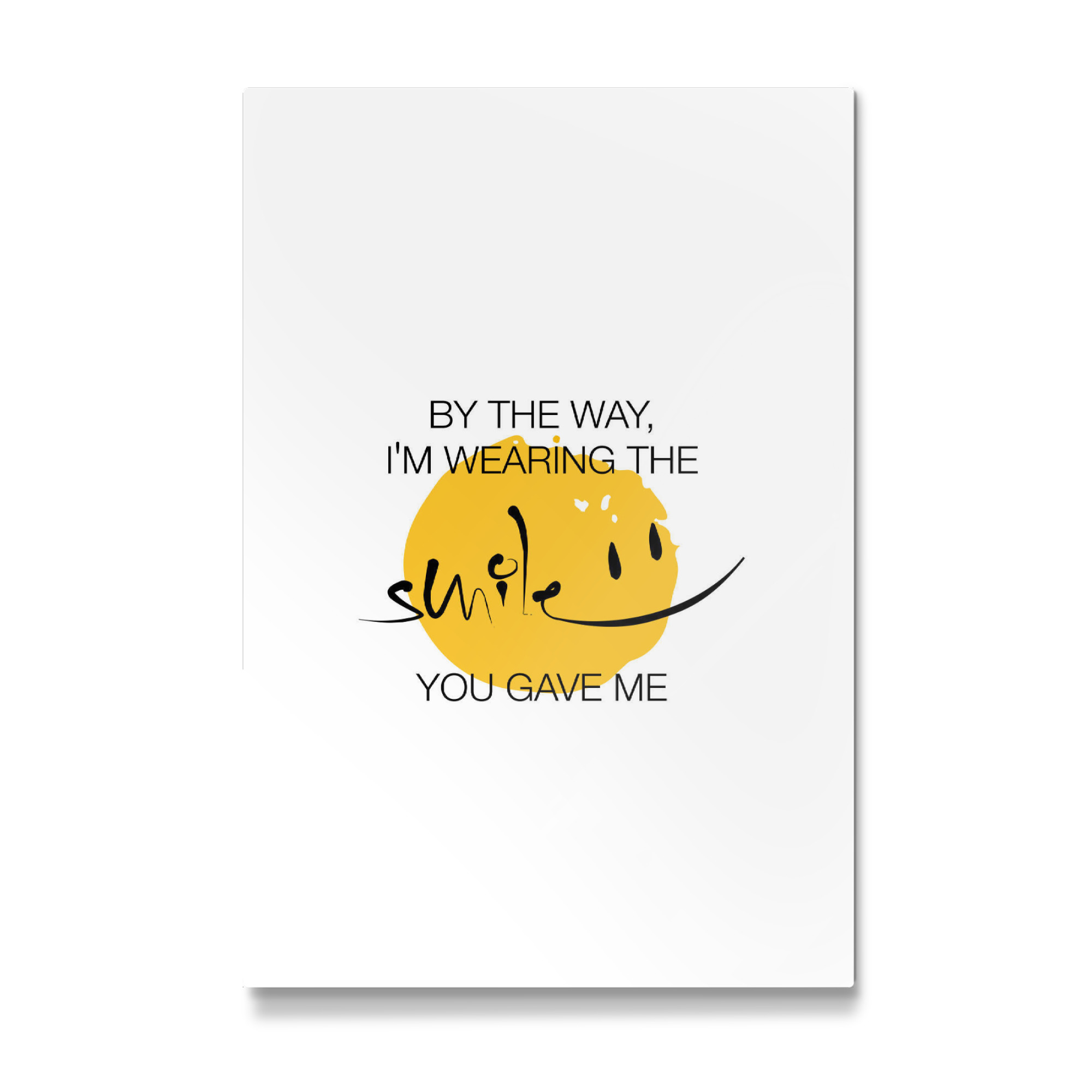 Galerie-Print "The Smile You Gave Me" 75x50 cm artboxONE