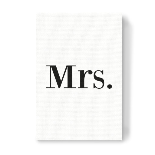 Mrs. [& Mr.]