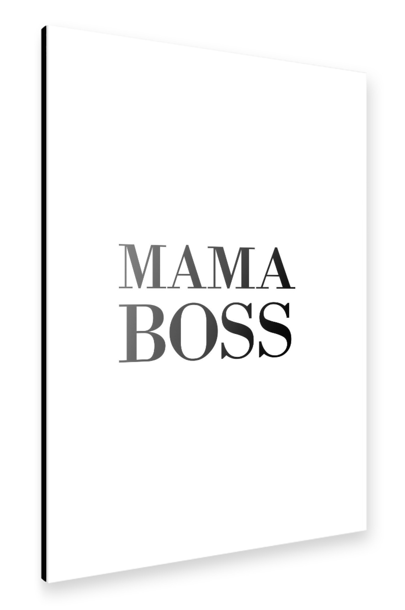 Alu-Dibond "Mama Boss" 30x20 cm artboxONE