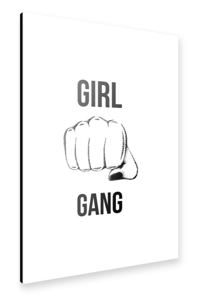 Alu-Dibond "Girl Gang" 30x20 cm artboxONE