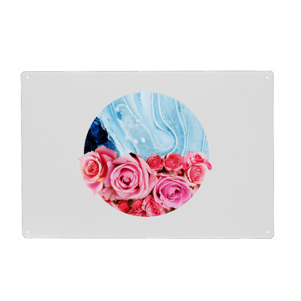 Metall Poster "Unexpected Blossom" artboxONE - Natur,Floral