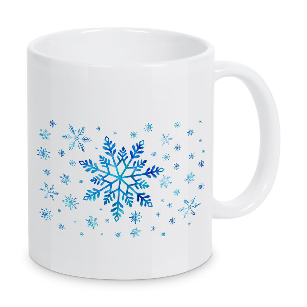 Tasse "Tanzende Eisblumen" artboxONE - Floral,Weihnachten