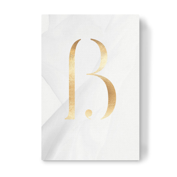 Leinwandbild "GOLD LETTER SAMMLUNG | ß" artboxONE - Typografie