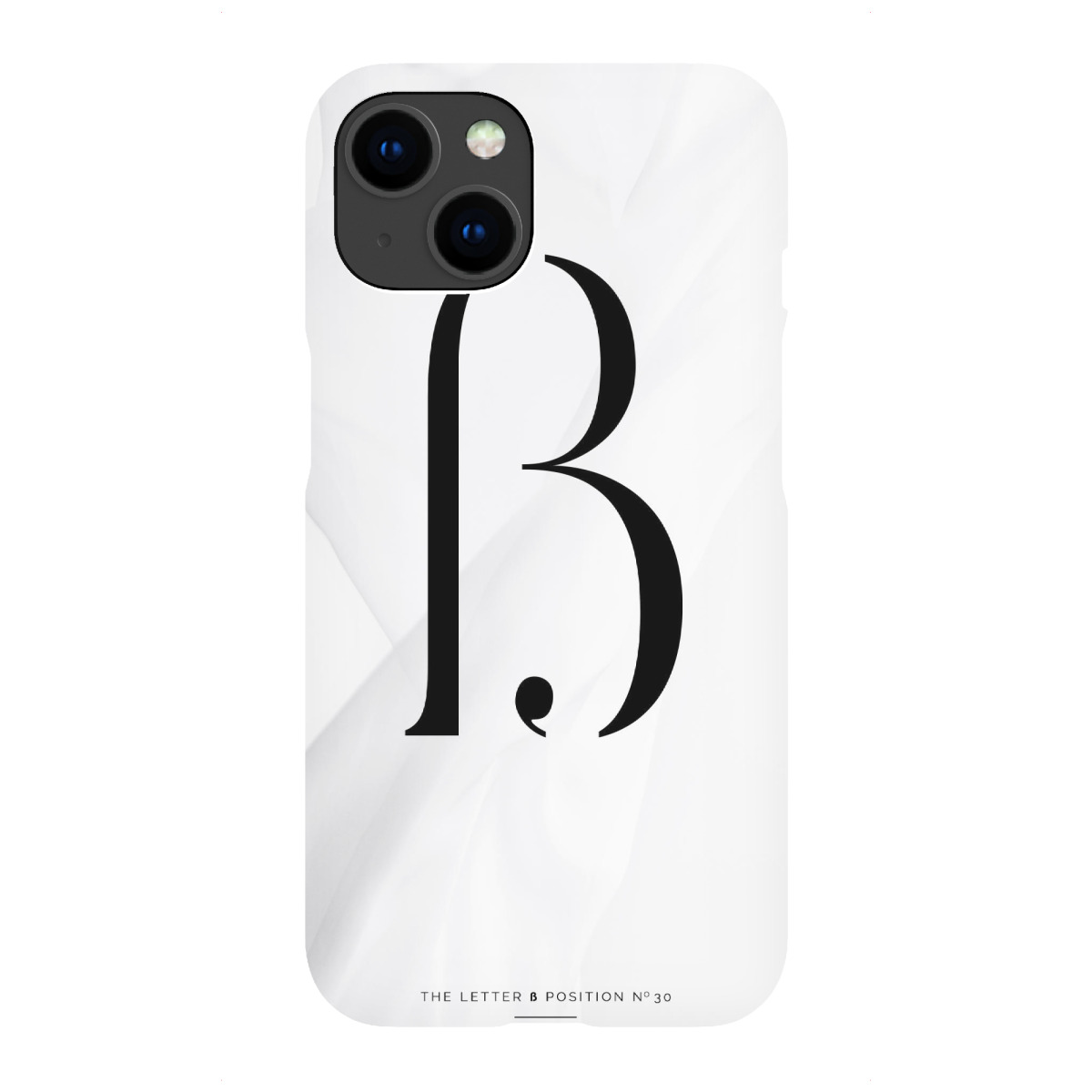 "BLACK LETTER COLLECTION | B"für iPhone - Premium-Case Handyhülle artboxONE