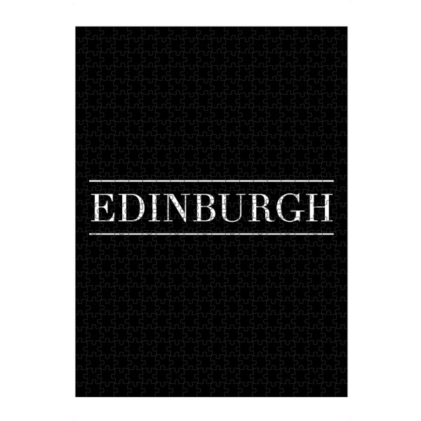 Puzzle Ravensburger "EDINBURGH | HORIZONTAL" artboxONE - Städte,Reise,Schwarzweiß,Fashion,Städte / Weitere