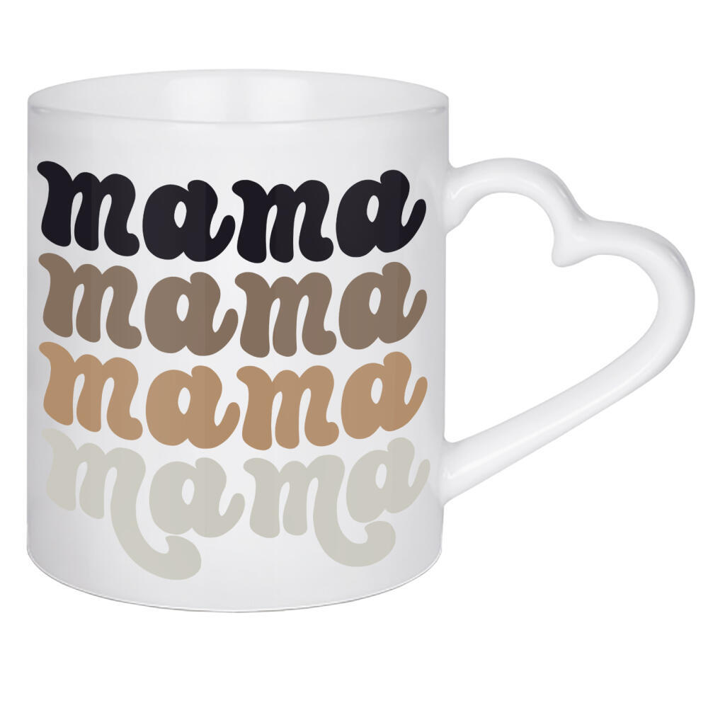 Herztasse "Mama-Design" artboxONE - Menschen,Liebe,Fashion,Buchstaben,Für Mama