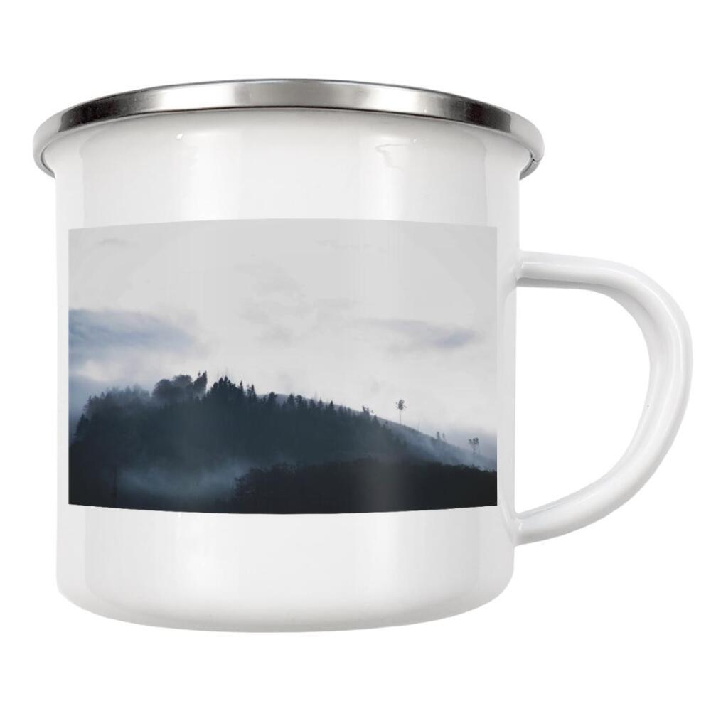 Emaille Tasse "Nebelschwaden" artboxONE - Natur