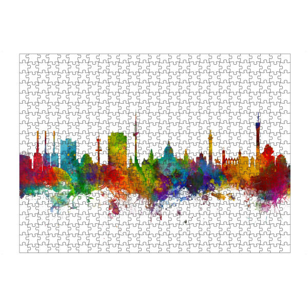 Puzzle Ravensburger "Hannover Germany Skyline" artboxONE - Städte,Reise