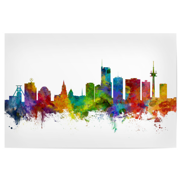 Poster "Essen Germany Skyline" artboxONE - Städte,Reise