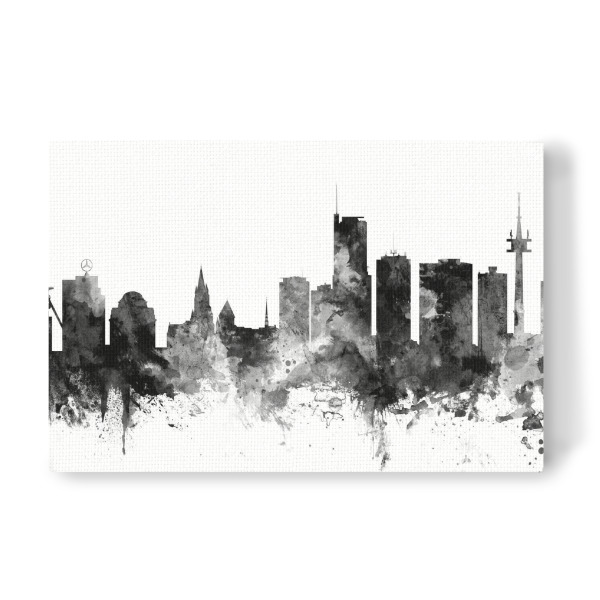 Leinwandbild "Essen Germany Skyline 2" artboxONE - Städte,Reise,Schwarzweiß