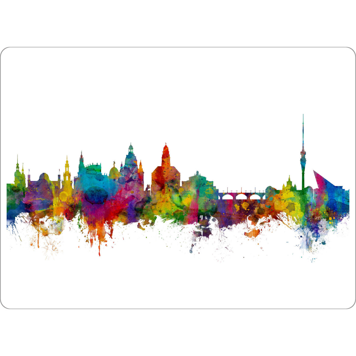Tischset "Dresden Germany Skyline" artboxONE - Städte,Reise,Städte / Dresden
