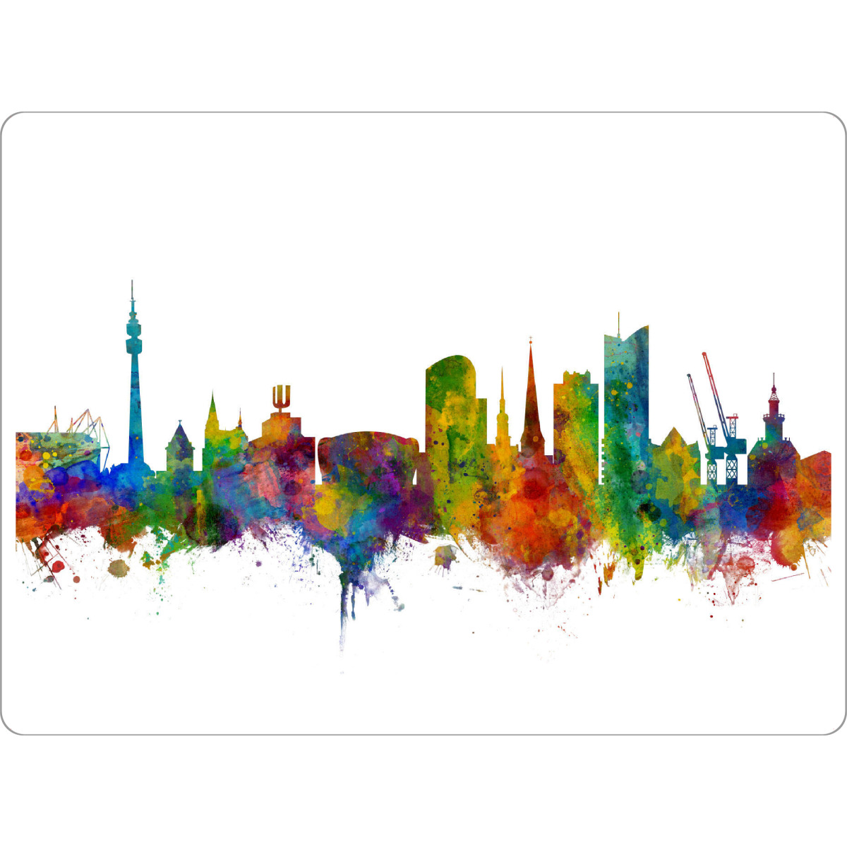 Tischset "Dortmund Germany Skyline" artboxONE - Städte,Reise