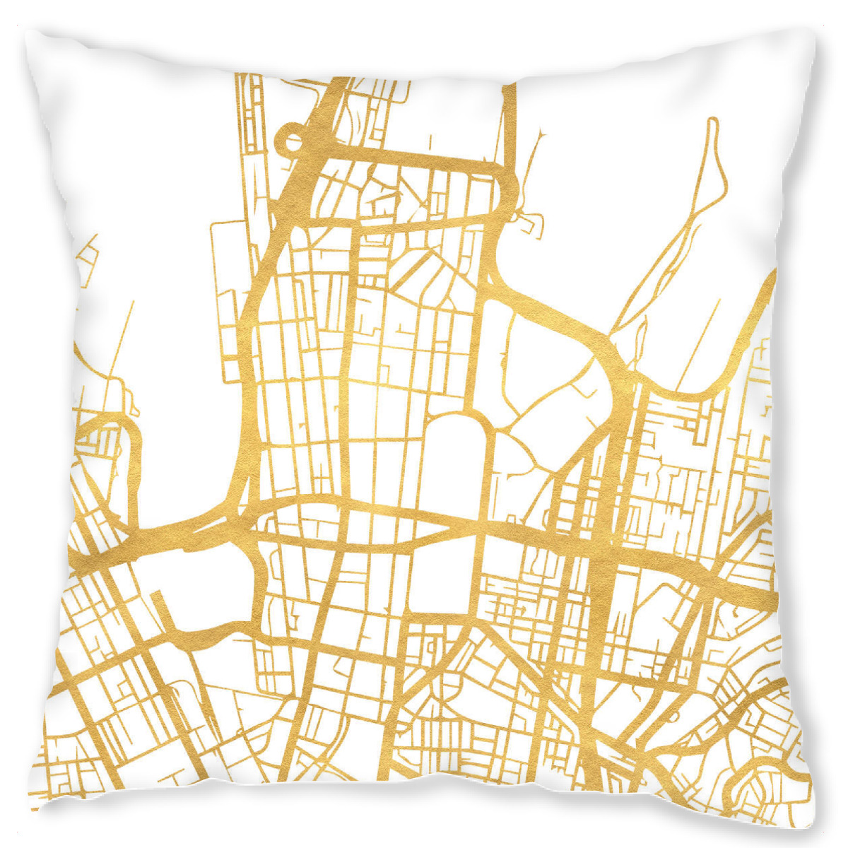 Design-Kissen "SYDNEY AUSTRALIA STREET MAP ART" artboxONE - Stߤdte,Reise,Stߤdte / Sydney,Kartografie