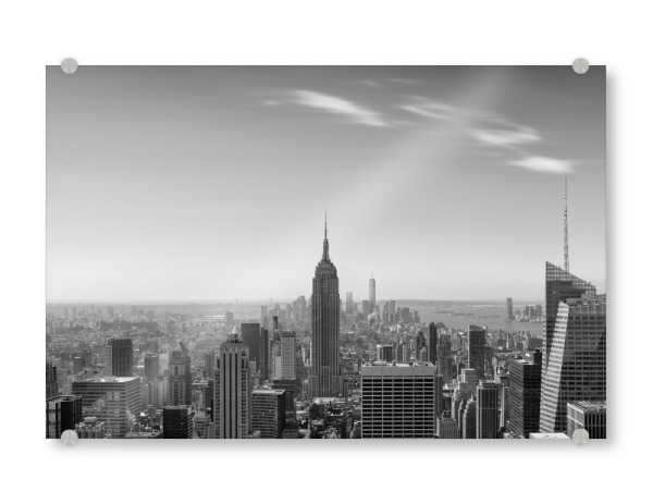 Acrylglasbild "Empire State Building - New York" artboxONE - Städte,Städte / New York,Reise,Schwarzweiß,Architektur