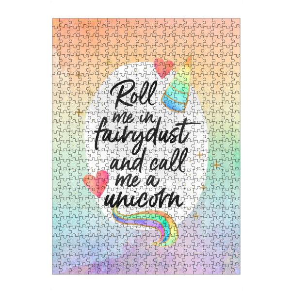 artboxONE Puzzle "Roll me in fairydust" artboxONE - Typografie