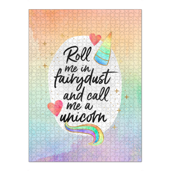 Puzzle Ravensburger "Roll me in fairydust" artboxONE - Typografie