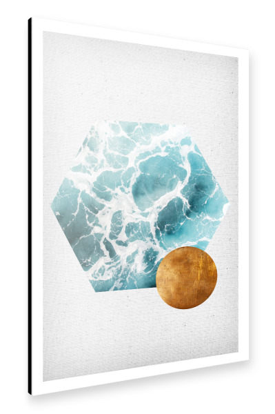 Alu-Dibond "Foam 03" 30x20 cm artboxONE