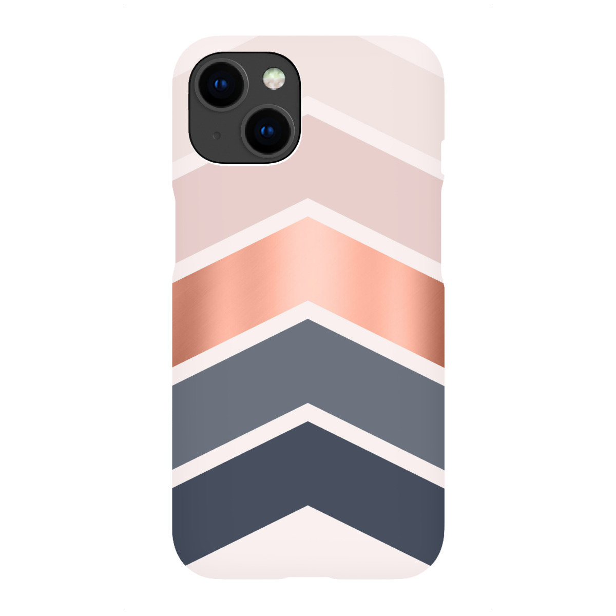 "Scandi Chevrons Copper"für iPhone - Premium-Case Handyhülle artboxONE