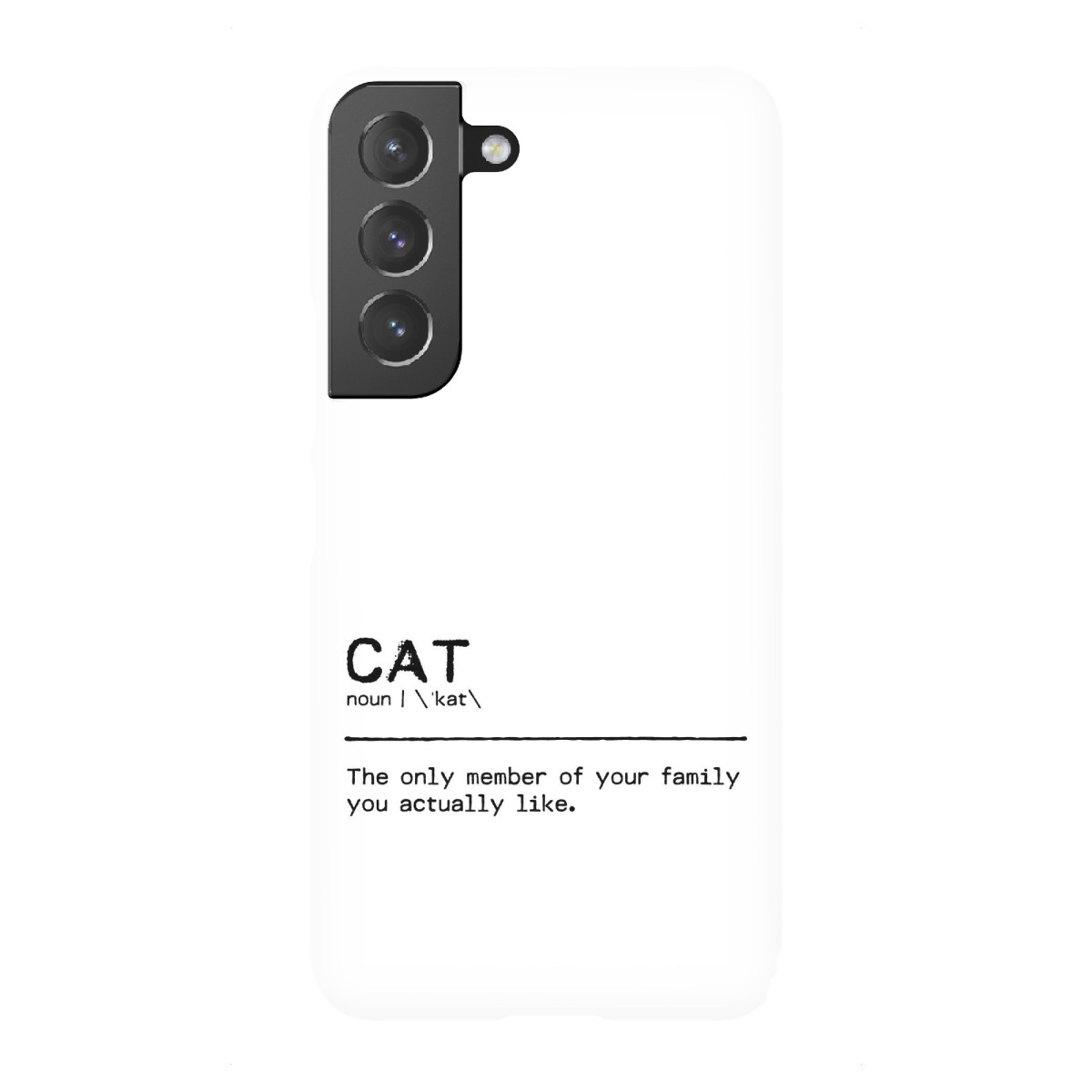 Samsung Galaxy "Cat Family Quote" Premium-Case Handyhülle artboxONE