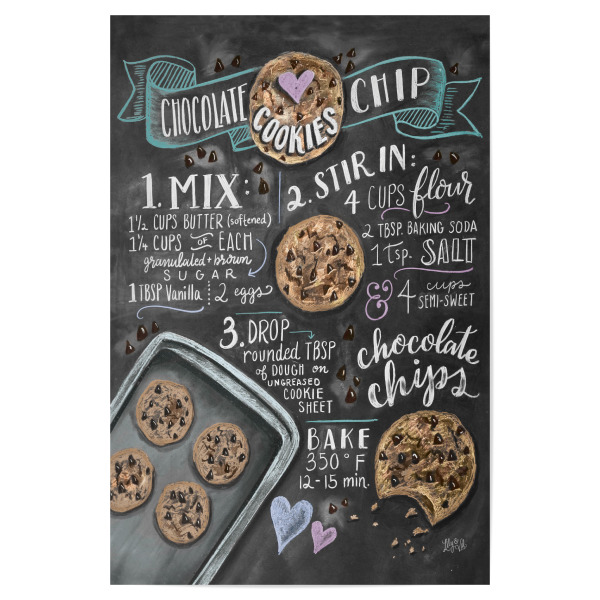 Poster "Choclatechip" artboxONE - Typografie,Essen & Trinken