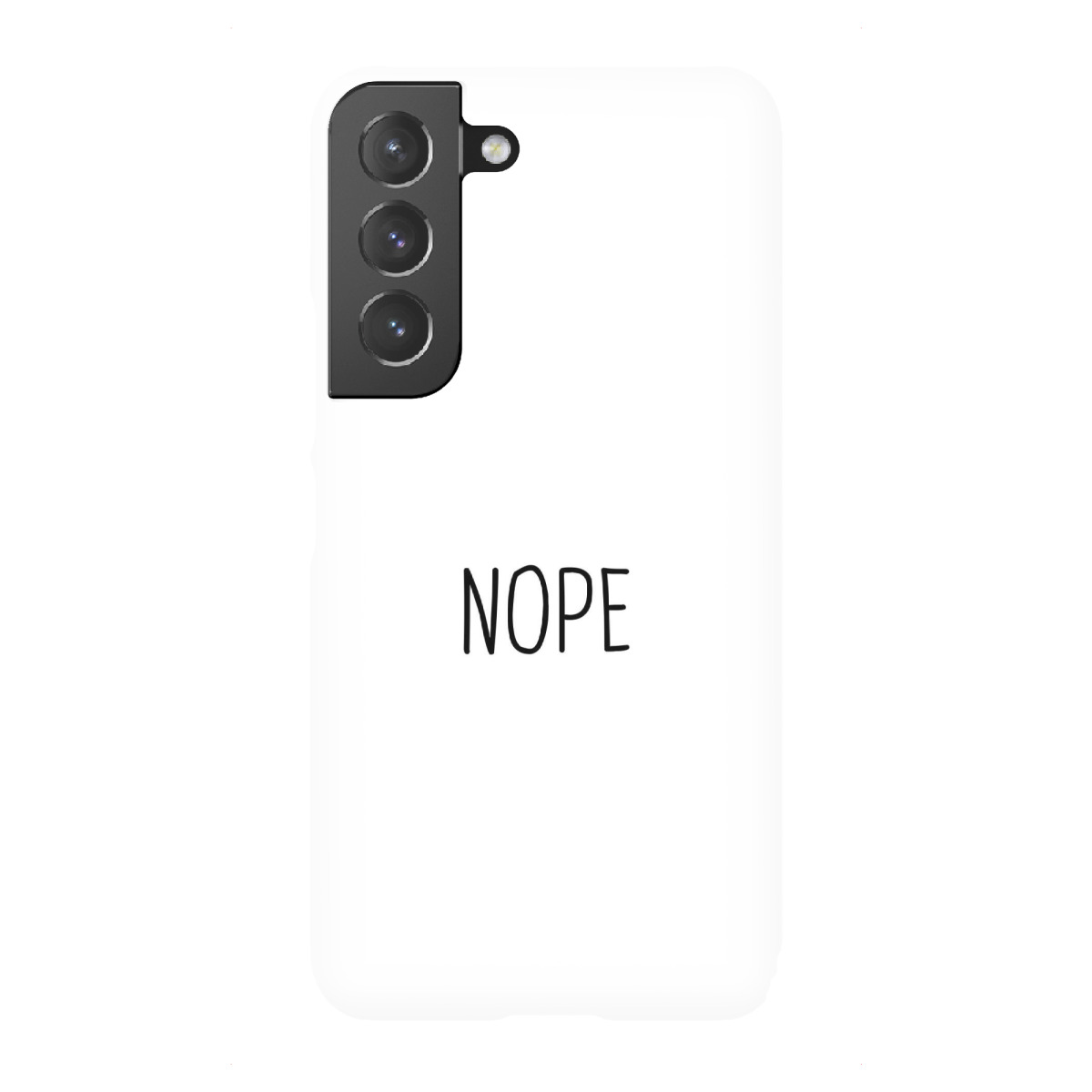 "Nope"für Samsung Galaxy - Premium-Case Handyhülle artboxONE